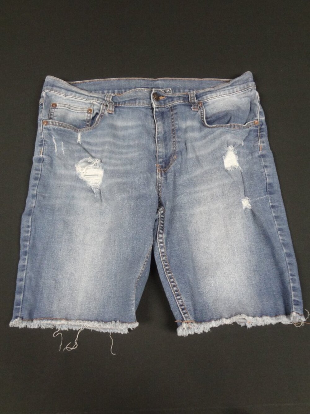 GEORGE CUT OFF BLUE JEAN SHORTS MENS SIZE 36 M15